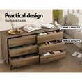Load image into Gallery viewer, Artiss 6 Chest of Drawers Dresser Tallboy Lowboy Storage Cabinet Bedroom Table