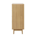 Load image into Gallery viewer, Artiss 4 Chest of Drawers Rattan Tallboy Cabinet Bedroom Clothes Storage Wood