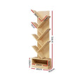 Load image into Gallery viewer, Artiss Display Shelf 7-Shelf Tree Bookshelf Book Storage Rack Bookcase Natural