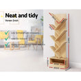 Load image into Gallery viewer, Emily Display Shelf 7-Shelf Tree Bookshelf Book Storage Rack Bookcase