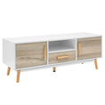 Load image into Gallery viewer, Artiss TV Cabinet Entertainment Unit 120cm Wood White Gino
