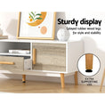 Load image into Gallery viewer, Artiss TV Cabinet Entertainment Unit 120cm Wood White Gino