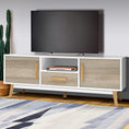 Load image into Gallery viewer, Artiss TV Cabinet Entertainment Unit 120cm Wood White Gino