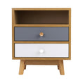 Load image into Gallery viewer, Artiss Wooden Bedside Table