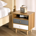 Load image into Gallery viewer, Artiss Wooden Bedside Table