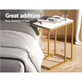 Load image into Gallery viewer, Artiss Coffee Table Side Table Laptop Desk Bedside Sofa Wooden Table Marbel