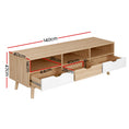 Load image into Gallery viewer, Scandinavian TV Cabinet 140cm Entertainment Unit Stand Wooden Storage