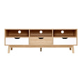 Load image into Gallery viewer, Scandinavian TV Cabinet 140cm Entertainment Unit Stand Wooden Storage