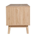 Load image into Gallery viewer, Scandinavian TV Cabinet 140cm Entertainment Unit Stand Wooden Storage