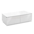 Load image into Gallery viewer, Artiss Modern Coffee Table 4 Storage Drawers High Gloss Living Room Furniture White