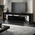 Load image into Gallery viewer, Artiss TV Cabinet Entertainment Unit Stand RGB LED Gloss Furniture 160cm Black