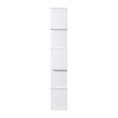 Load image into Gallery viewer, Emily 5 Tier Bookshelf Display Shelf CD Cabinet Bookcase Stand Storage White