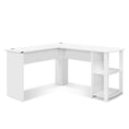 Load image into Gallery viewer, Artiss Office Computer Desk Corner Student Study Table Workstation L-Shape Shelf White