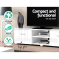 Load image into Gallery viewer, TV Cabinet Entertainment Unit 140cm Stand High Gloss Furniture Storage Drawers