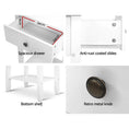 Load image into Gallery viewer, Bedside Tables Drawer Side Table Nightstand White Storage Cabinet White Shelf
