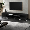 Load image into Gallery viewer, Artiss Entertainment Unit with Cabinets - Black