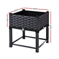 Load image into Gallery viewer, Greenfingers Garden Bed PP Raised Planter Flower Vegetable Outdoor 40x40x23cm