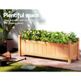 Load image into Gallery viewer, Greenfingers Garden Bed Raised Wooden Planter Outdoor Box Vegetables 90x30x33cm