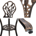 Load image into Gallery viewer, Gardeon 3PC Outdoor Setting Cast Aluminium Bistro Table Chair Patio Bronze
