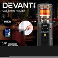 Load image into Gallery viewer, Devanti Outdoor Gas Patio Heater Black