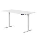 Load image into Gallery viewer, Artiss Standing Desk Adjustable Height Desk Electric Motorised White Frame Desk Top 120cm