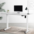 Load image into Gallery viewer, Artiss Electric Standing Desk Motorised Sit Stand Desks Table White 140cm