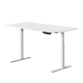 Load image into Gallery viewer, Emily Sit Stand Desk Motorised Electric Computer Laptop Table Riser Office Dual Motor 120cm White