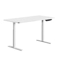 Load image into Gallery viewer, Emily Sit Stand Desk Motorised Electric Computer Laptop Table Riser Office Dual Motor 120cm White