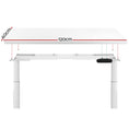 Load image into Gallery viewer, Artiss Electric Standing Desk Height Adjustable Sit Stand Desks Table White