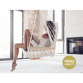 Load image into Gallery viewer, Gardeon Hammock Hanging Swing Chair - Cream