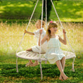 Load image into Gallery viewer, Gardeon Kids Swing Hammock Chair 100cm - Cream