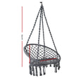 Load image into Gallery viewer, Gardeon Hammock Swing Chair - Grey