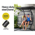 Load image into Gallery viewer, Andy Outdoor Furniture Lounge Hanging Swing Chair Egg Hammock Stand Rattan Wicker Grey