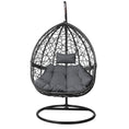 Load image into Gallery viewer, Gardeon Outdoor Hanging Swing Chair - Black
