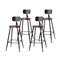 Load image into Gallery viewer, Artiss 4x Vintage Industrial Bar Stool Retro Barstools Dining Chairs Kitchen