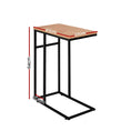 Load image into Gallery viewer, Artiss Coffee Side Table Laptop Desk Bedside Sofa End Tables Wooden Metal Frame