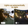 Load image into Gallery viewer, Jingle Jollys Solar Festoon Lights 17m LED String Lights Outdoor Xmas Festival