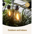 Load image into Gallery viewer, Jingle Jollys LED Solar Festoon Lights 17m String Light Outdoor Christmas Party