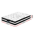 Load image into Gallery viewer, Giselle Bedding Mykonos Euro Top Pocket Spring Mattress 30cm Thick King
