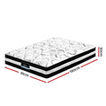 Load image into Gallery viewer, Giselle Bedding Mykonos Euro Top Pocket Spring Mattress 30cm Thick Single