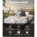 Load image into Gallery viewer, Artiss Metal Bed Frame Single Size Mattress Base Platform Foundation Black Dane