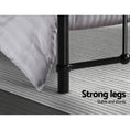 Load image into Gallery viewer, Artiss LEO Metal Bed Frame - Double (Black)