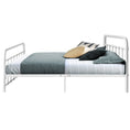 Load image into Gallery viewer, Artiss LEO Metal Bed Frame - Double (White)