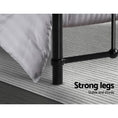 Load image into Gallery viewer, Artiss LEO Metal Bed Frame - Queen (Black)