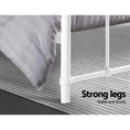 Load image into Gallery viewer, Artiss LEO Metal Bed Frame - Queen (White)
