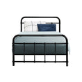Load image into Gallery viewer, Artiss LEO Metal Bed Frame - Single (Black)