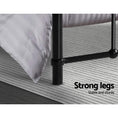 Load image into Gallery viewer, Artiss LEO Metal Bed Frame - Single (Black)