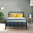 Load image into Gallery viewer, Artiss LEO Metal Bed Frame - Single (Black)