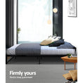 Load image into Gallery viewer, Artiss Metal Bed Frame King Single Size Wooden Mattress Base Platform Black OSLO