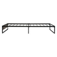 Load image into Gallery viewer, Artiss Metal Bed Frame Single Size Mattress Base Platform Wooden Black OSLO
